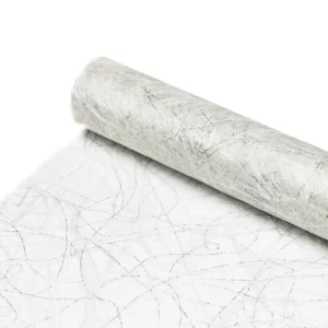 Bordløper EDELWEISS 30cmx5m hvit sølv