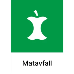 Kildesorteringsetikett Matavfall A4