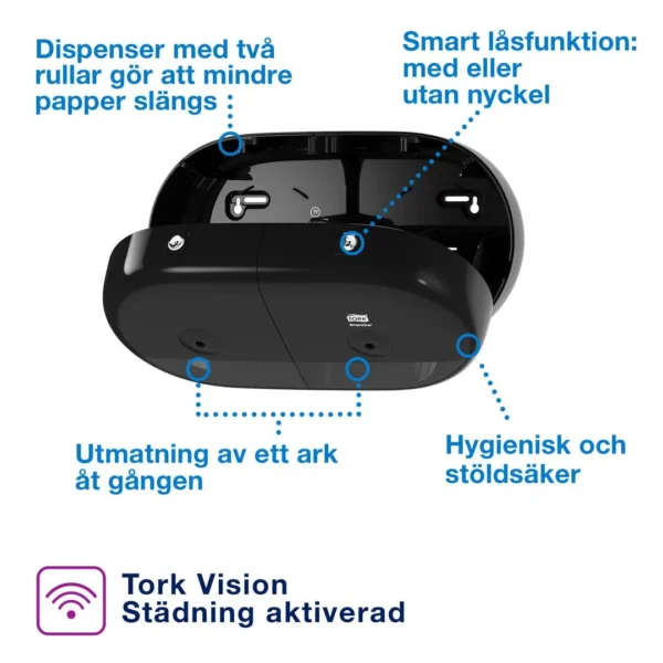 Dispenser TORK Smart mini toa twinT9sort