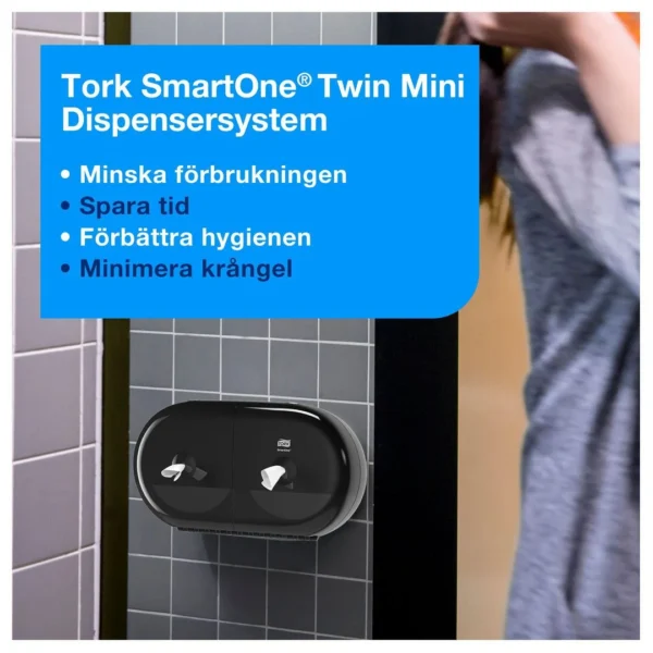 Dispenser TORK Smart mini toa twinT9sort