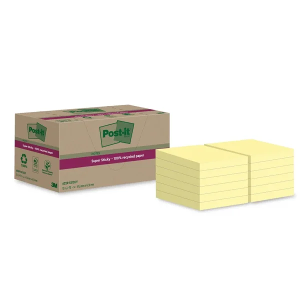 Notatblokk POST-IT SSN48x48 Resir CY(12)