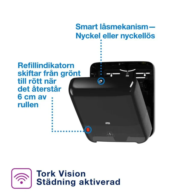 Dispenser TORK Matic tørkerull H1 sort - Bilde 2
