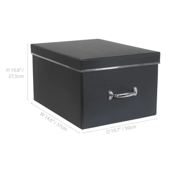 Oppbevaring BIGSO Engla m/innsats sort