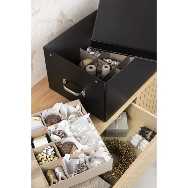 Oppbevaring BIGSO Engla m/innsats sort