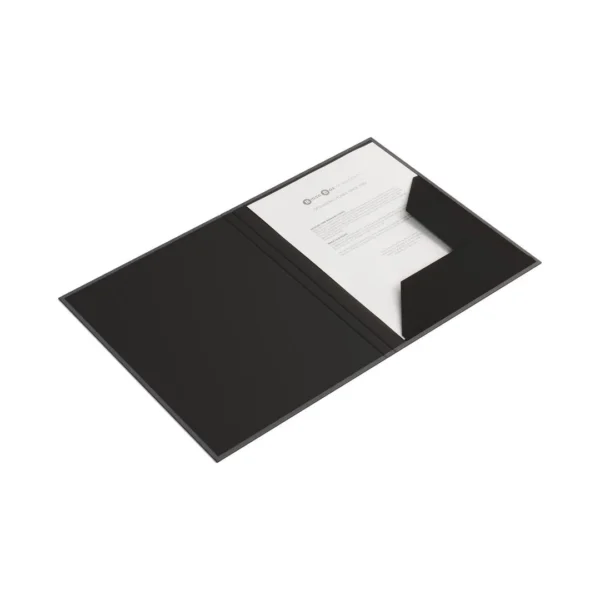 Strikkmappe BIGSO Paulina A4 2kl sort