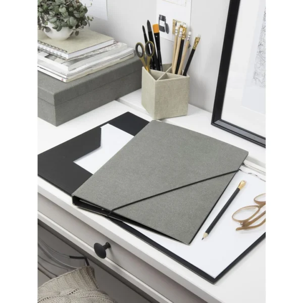 Ordrebrett BIGSO Amelie A4 dobbel grå