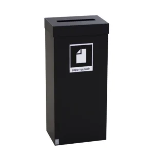 Avfallsbeholder Femunden 65L Papir sort
