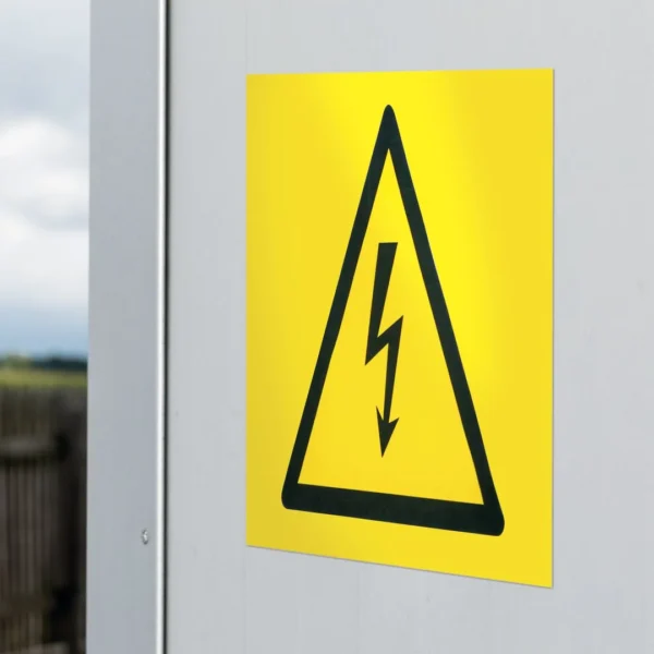 Etikett AVERY polyester 210x297 gul (20)