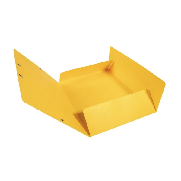 Strikkmappe EXACOMPTA A4 3klaff 425g gul