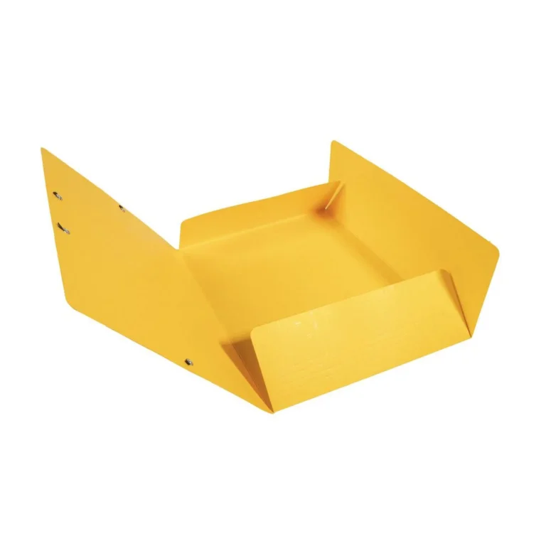 Strikkmappe EXACOMPTA A4 3klaff 425g gul - Bilde 4