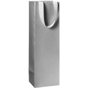 Gavepose 11x10,5x36 sølv