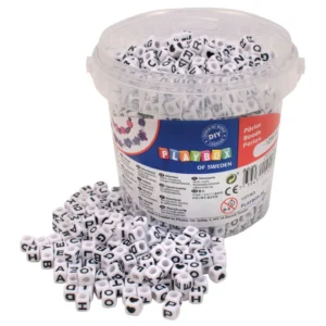 Perler PLAYBOX bokstaver hvit