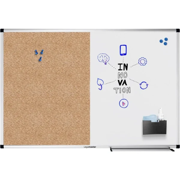 Kombitavle LEGAMASTER kork/WB 60x90