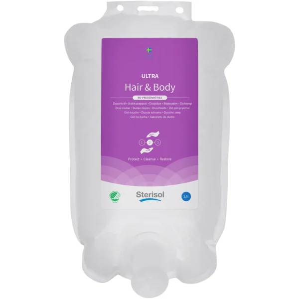 Dusjsåpe STERISOL Ultra sjampo 2,5L (2)
