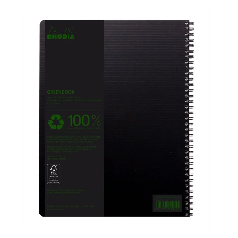 Notatbok RHODIA GreenBook A4+ 90g linjer - Bilde 6
