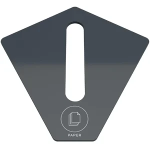 Lokk KITE for papir, antrasitt