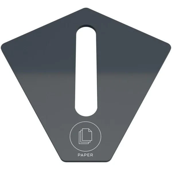 Lokk KITE for papir, antrasitt