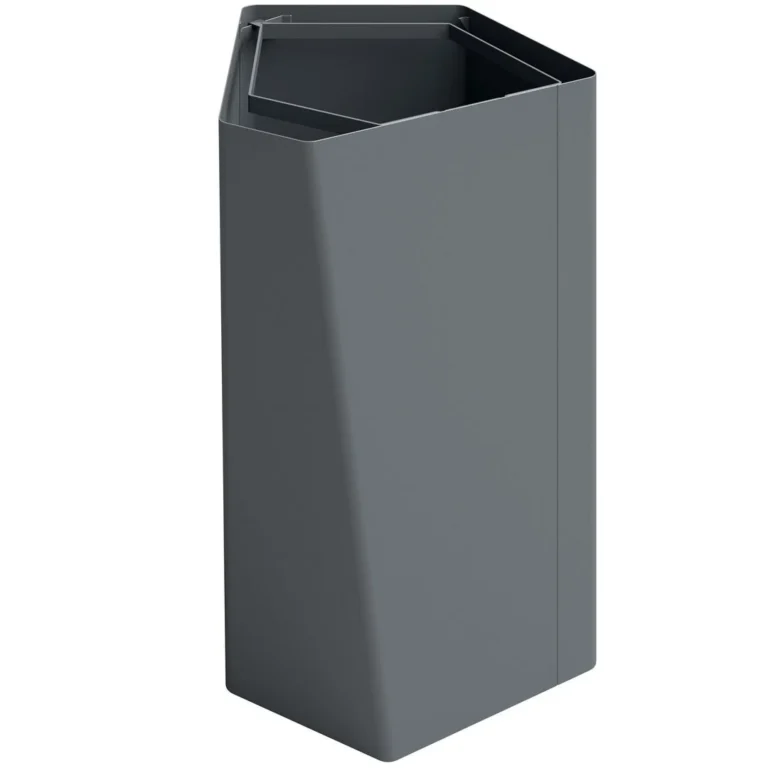 Avfallsbeholder KITE u lokk 70L antrasit