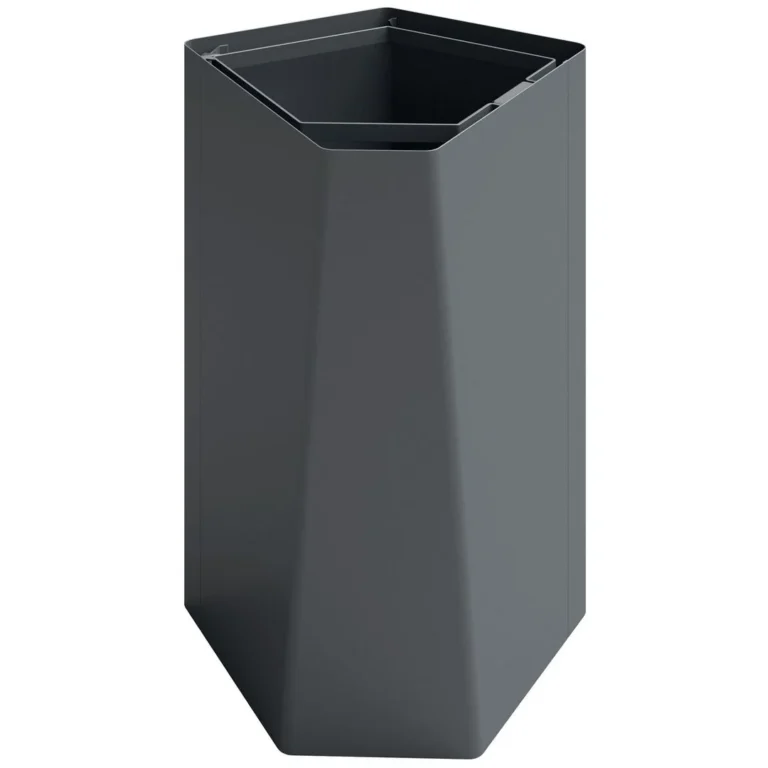 Avfallsbeholder KITE u lokk 70L antrasit - Bilde 2