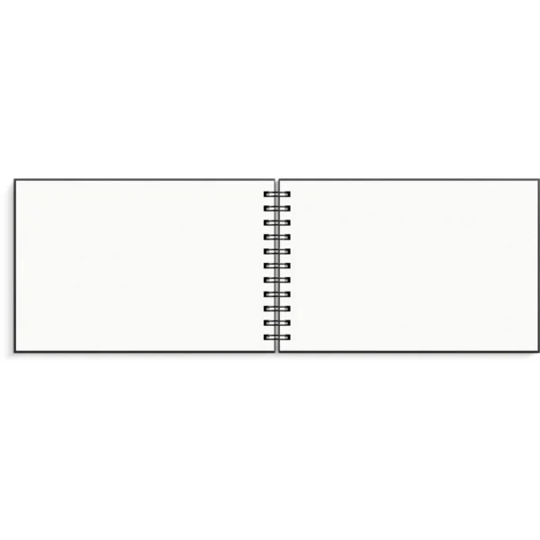 Skissebok GRIEG A5 liggende sort