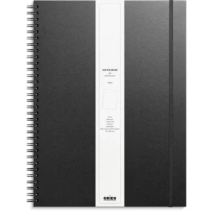 Skissebok GRIEG A3 stående sort