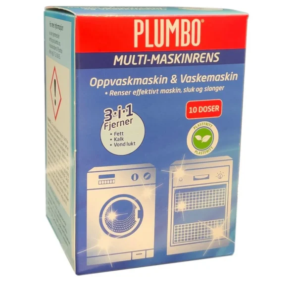 Maskinrens PLUMBO Multi Pulver poser(10)
