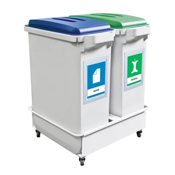 Lokk DURABIN avfallsbeholder 60L blå