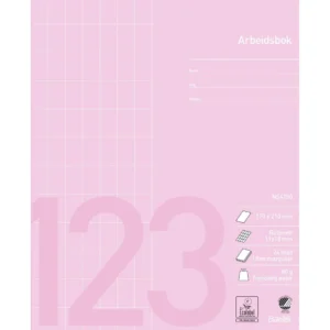 Arbeidsbok BANTEX 17x21 80g 11x18 rutet