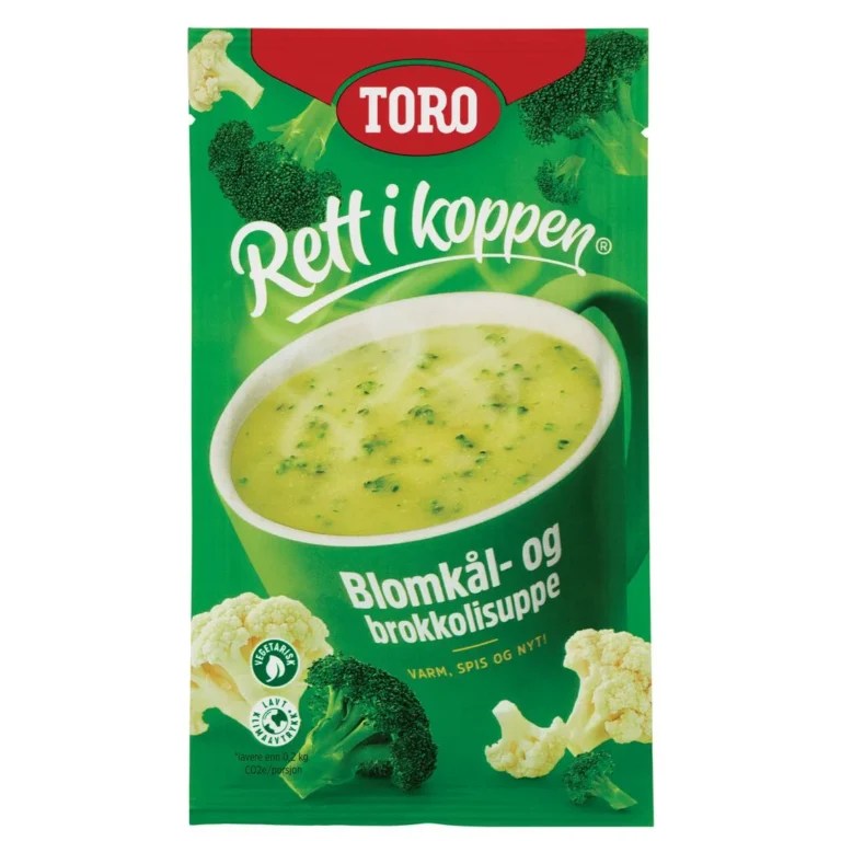 Blomkål/Brokkolisuppe TORO rett i koppen