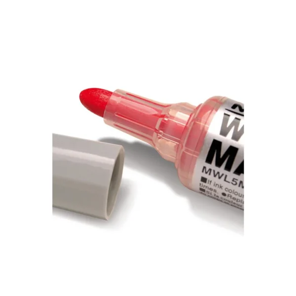 Whiteboardpenn PENTEL Maxiflo M rund rød