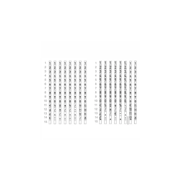 Prismerkemaskin METO Classic M8 2-linjer