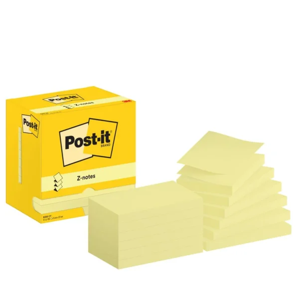 Notatblokk POST-IT ZN 76x127 CY(12)