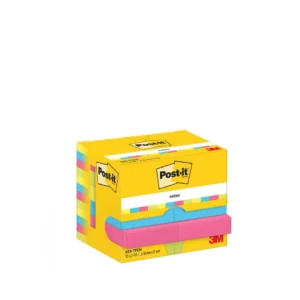 Notatblokk POST-IT 38x51 Energetic (12)