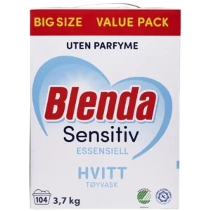 Tøyvask BLENDA Essensiell Hvitt 3,7kg
