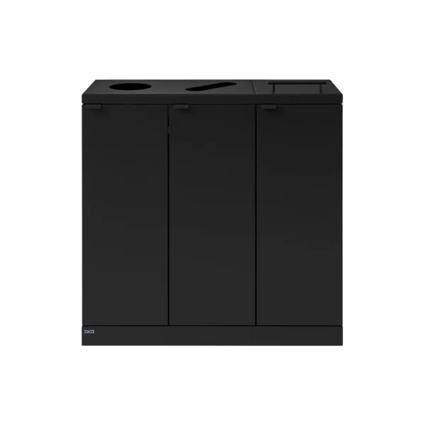 Avfallsbeholder BICA 875 3x65L sort