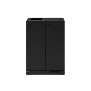 Avfallsbeholder BICA 974 2x65 sort