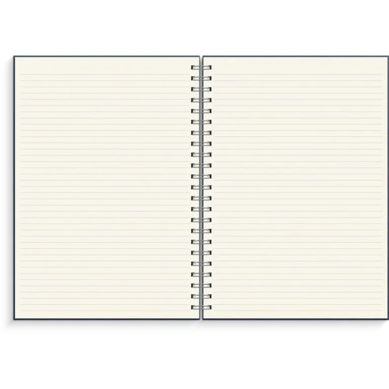 Spiralbok BURDE A4 linjert mørk blå - Bilde 3