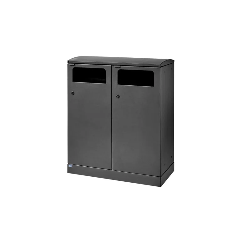Avfallsbeholder BICA 712 ute 2x100L antr - Bilde 3