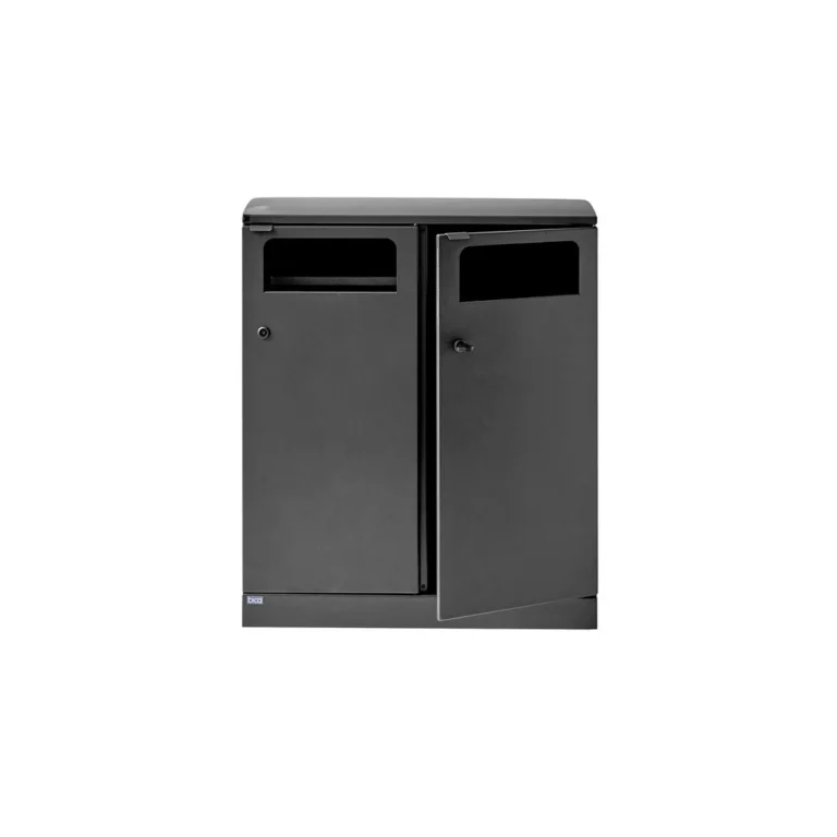Avfallsbeholder BICA 712 ute 2x100L antr - Bilde 4