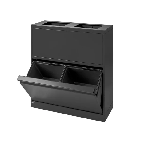 Avfallsbeholder BICA 880 80L sort