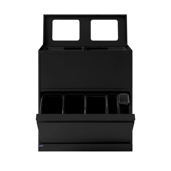 Avfallsbeholder BICA 880 80L sort