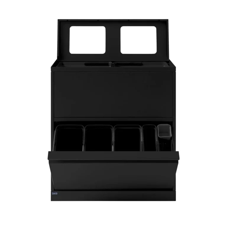 Avfallsbeholder BICA 880 80L sort - Bilde 4