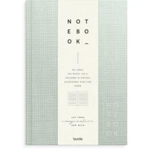 Skrivebok BURDE A5 linjer grønn