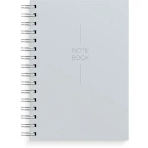 Spiralbok BURDE A5 lys blå