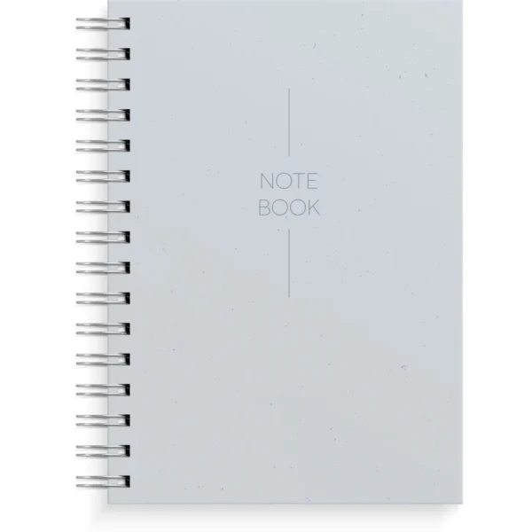 Spiralbok BURDE A5 lys blå