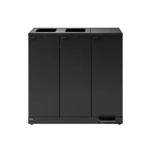 Avfallsbeholder BICA 973 3x65L antrasitt