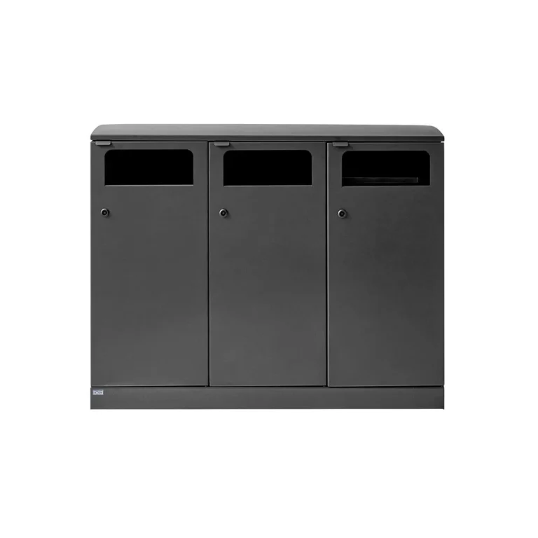 Avfallsbeholder BICA 713 ute 3x100L antr