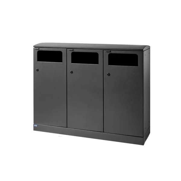 Avfallsbeholder BICA 713 ute 3x100L antr