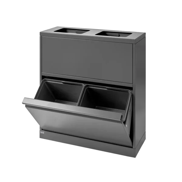 Avfallsbeholder BICA 880 80L antrasitt