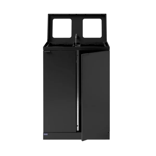 Avfallsbeholder BICA 867 2x65L antrasitt